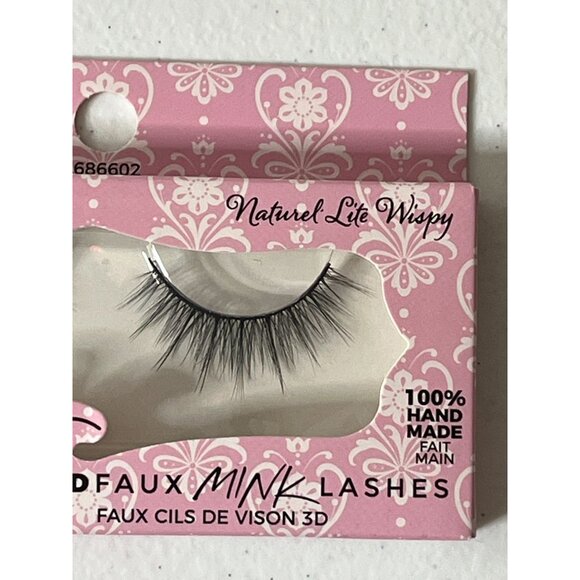 Ioni 3D Faux Mink Lashes – Natural Lite Wispy Handmade Strip Lash - Picture 4 of 6